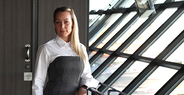 Malin Karlsson, evenemangschef och restaurangchef på Solvalla.